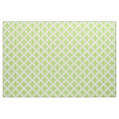 Damask 02 Muster - Martian Green on White Stoff (Yard (91,4 cm))