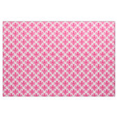 Damask 02 Muster - Neon Red on White Stoff (Yard (91,4 cm))