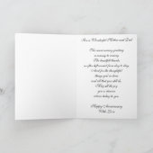 Damask 30. Hochzeitstag Grußkarte Karte (Innenseite)