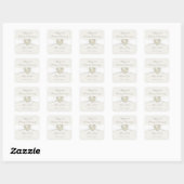 Damask 30. Hochzeitsticker Quadratischer Aufkleber (Blatt)