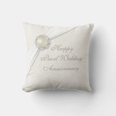 Damask 30. Wedding Anniversary Throw Kissen (Vorderseite)