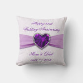 Damask 33. Wedding Anniversary Throw Kissen (Vorderseite)