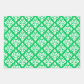 Damask #3 DIY Muster und Hintergrundfarben Geschenkpapier Set (Vorderseite 2)