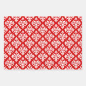 Damask #3 DIY Muster und Hintergrundfarben Geschenkpapier Set (Vorderseite)