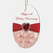 Damask 40. Hochzeitsszenario Keramikornament (Links)