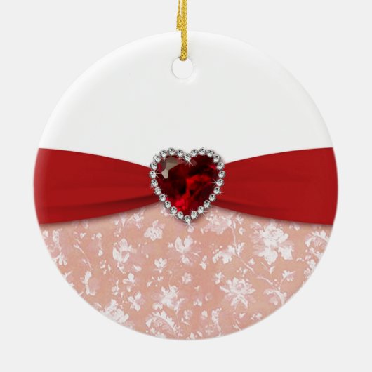 Damask 40. Hochzeitsszenario Keramikornament (Hinten)