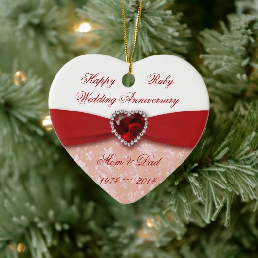 Damask 40. Hochzeitsszenario Keramikornament (Baum)