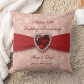 Damask 40. Hochzeitsszenario Kissen (Decke)