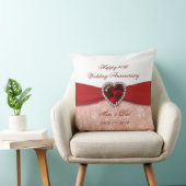 Damask 40. Hochzeitsszenario Kissen (Stuhl )