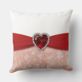 Damask 40. Hochzeitsszenario Kissen (Rückseite)