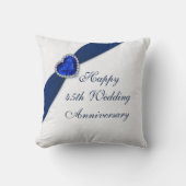 Damask 45. Hochzeit-Jubiläum-Kissen Kissen (Vorderseite)