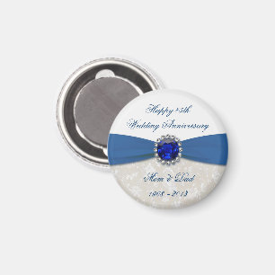 Damask 45. Hochzeitanfängermagnet Magnet