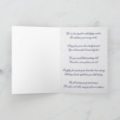 Damask 45. Hochzeitstag Grußkarte Karte (Innenseite)