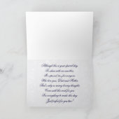 Damask 45. Hochzeitstag Grußkarte Karte (Innenseite)