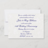 Damask 45. Hochzeitstag UAWG Einladung (Rückseite)