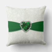 Damask 55. Hochzeitstag Kissen (Rückseite)