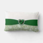 Damask 55. Hochzeitstag Lendenkissen (Rückseite)