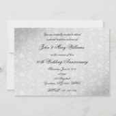 Damask 60. Hochzeitstag Einladung (Rückseite)