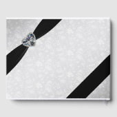 Damask 60. Hochzeitstag Gästebuch (Rückseite)