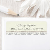 Damask Address Label 3/4" x 2 1/4" " (Insitu)