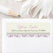 Damask Address Label 3/4" x 2 1/4" " (Insitu)