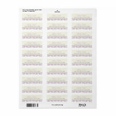 Damask Address Label 3/4" x 2 1/4" " (Vorne)