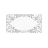 Damask Address Label Adressaufkleber (Vorne)