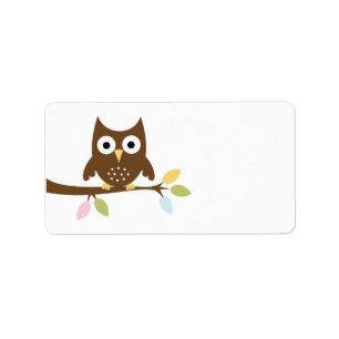 Damask Address Label Adressaufkleber