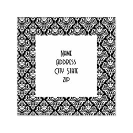 Damask-Adresse Permastempel