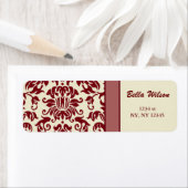 Damask-Adressetikett (Insitu)