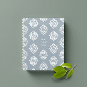 Damask Ambience Cadet Blue 2026 Planer