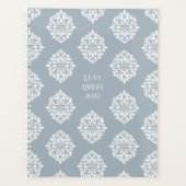 Damask Ambience Cadet Blue 2026 Planer (Vorderseite)