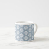 Damask Ambience Cadet Blue Espresso Cup Espressotasse (Vorderseite Rechts)