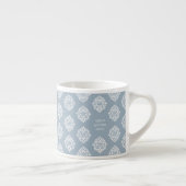 Damask Ambience Cadet Blue Espresso Cup Espressotasse (Rechts)