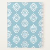 Damask Ambience Pale Cerulean 2026 Planer (Rückseite)