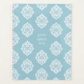 Damask Ambience Pale Cerulean 2026 Planer (Vorderseite)