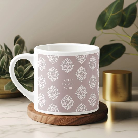 Damask Ambiente Toskana Blassrosa Espresso Cup Espressotasse