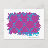 Damask Aqua-Lila 2