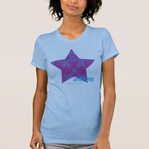 Damask Aqua-Lila 3 T-Shirt