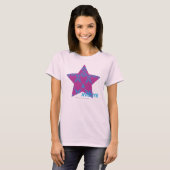 Damask Aqua-Lila 3 T-Shirt (Vorne ganz)
