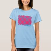 Damask Aqua-Magenta 3 T-Shirt (Vorderseite)