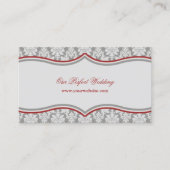 Damask Banner Business Card Visitenkarte (Vorderseite)