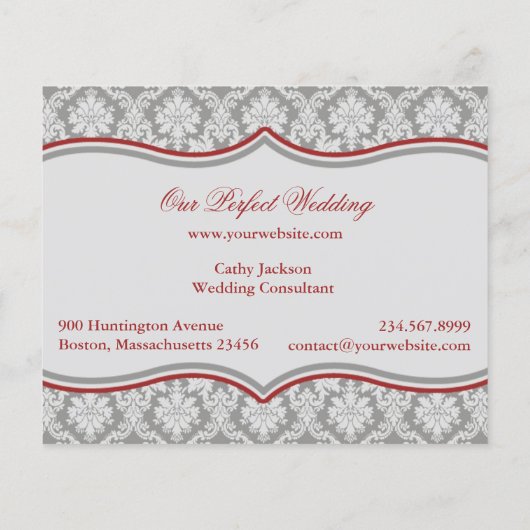 Damask Banner Flyer (Hinten)