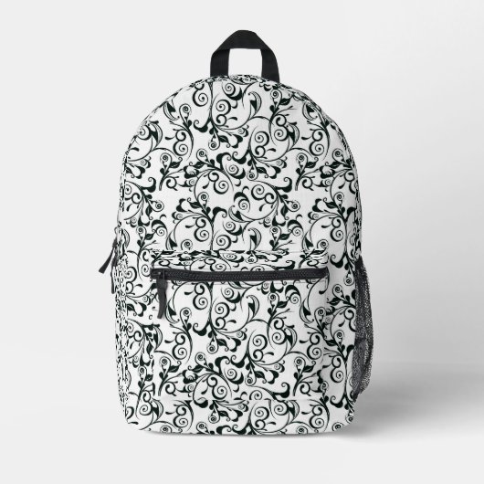 Damask Bedruckter Rucksack (Vorderseite)