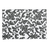 Damask Black Kissenbezug (Vorderseite-Rechts)