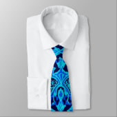 Damask blau krawatte (Gebunden)