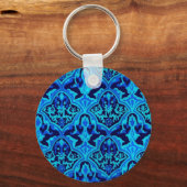 Damask blau schlüsselanhänger (Vorderseite)