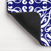 DAMASK - Blue Background Mousepad (Ecke)
