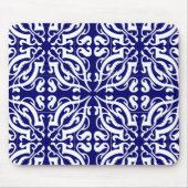 DAMASK - Blue Background Mousepad (Vorne)