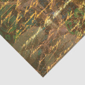 Damask blue Flowers- Steampunk grunge Seidenpapier (Ausschnitt)